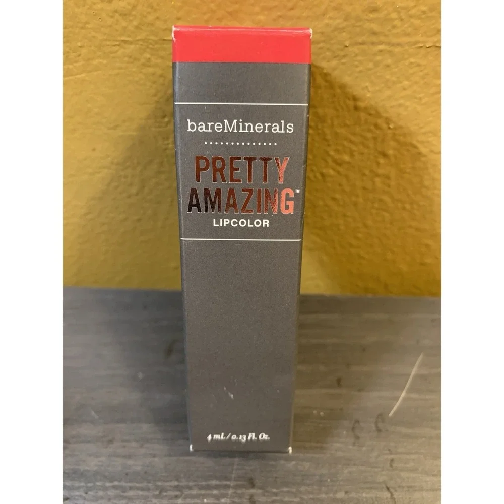 BareMinerals Pretty Amazing Lip Color Strength  4 ml / 0.13 oz Brand New In‎ Box
